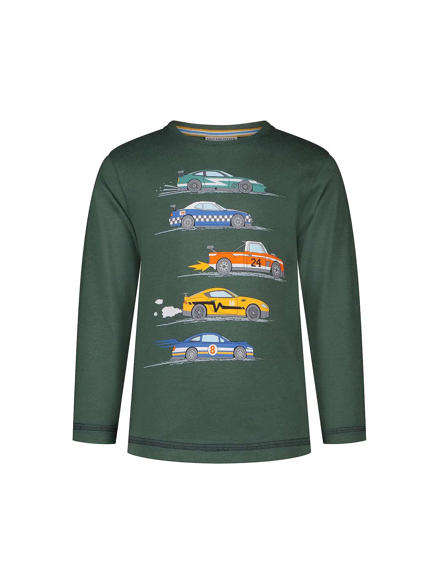 SALT AND PEPPER | Jungen Langarmshirt NO LIMITS | olive